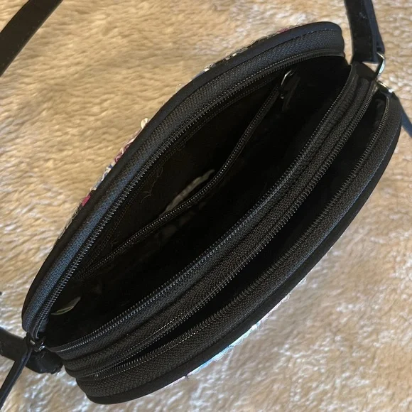 VERA BRADLEY Alpine Floral Shimmer Crossbody - Picture 5 of 9